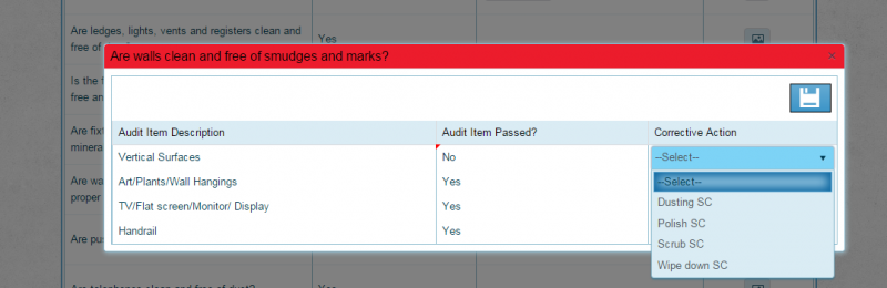 Score Inspection - Select Corrective Action for each Failed Audit Item.png
